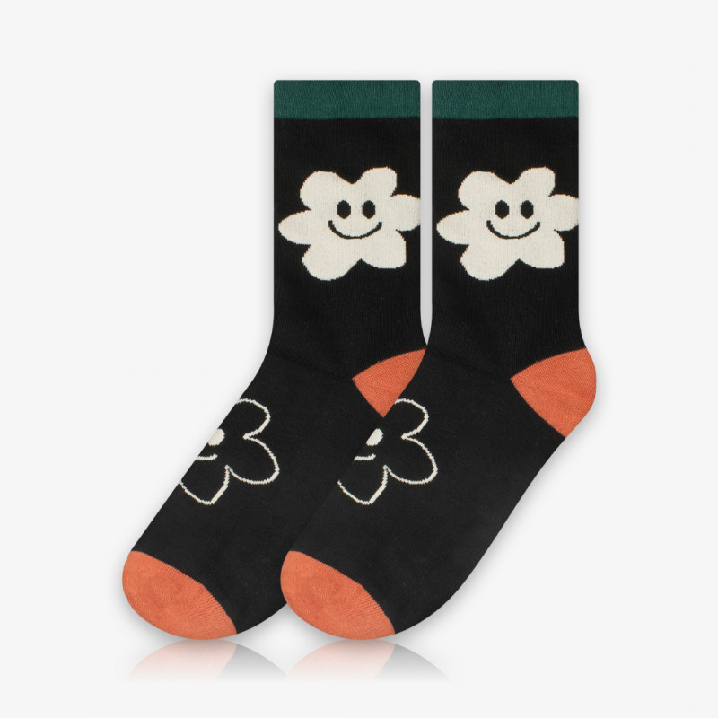 Meia Flower Happy Socks • Happy Socks Brasil
